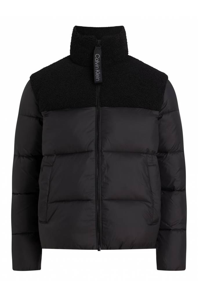 Męska kurtka puchowa sherpa puffer calvin klein jeans J30J326091