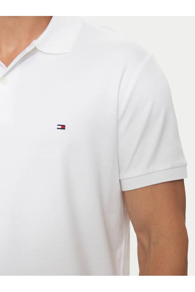 Detal stylizacja męskie polo liquid essential tommy hilfiger MW0MW35585