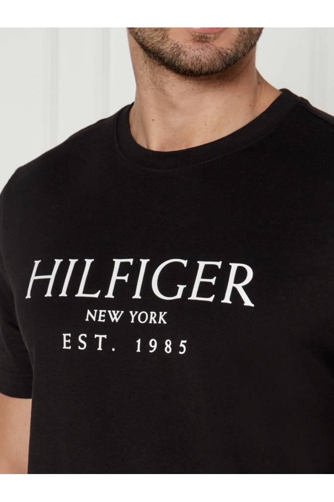 Detal stylizacja męski t-shirt big hilfiger tommy hilfiger MW0MW36499