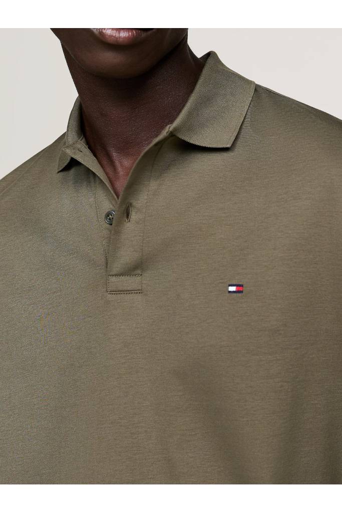 Detal stylizacja męskie polo z długim rękawem liquid cotton reg tommy hilfiger MW0MW37317