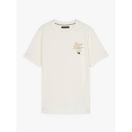 Męski t-shirt script hilfiger stack tommy hilfiger MW0MW38334