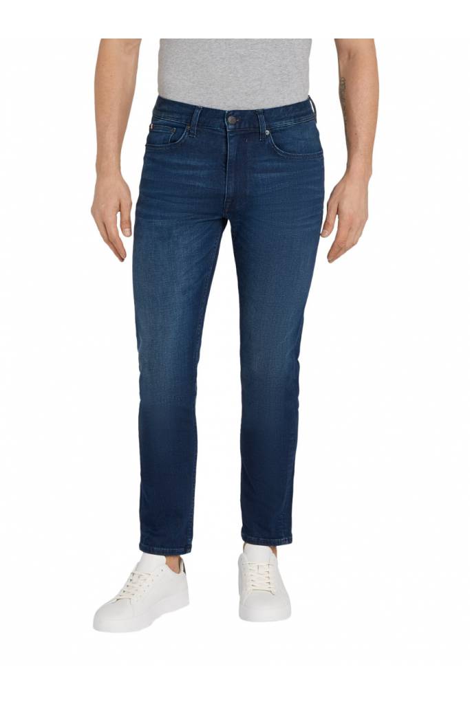 Przód męskie jeansy core bleecker deep blue tommy hilfiger MW0MW39042