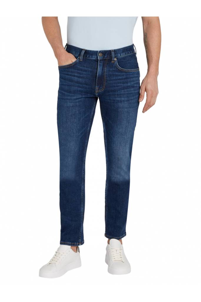 Przód męskie jeansy core denton dark blue tommy hilfiger MW0MW39034