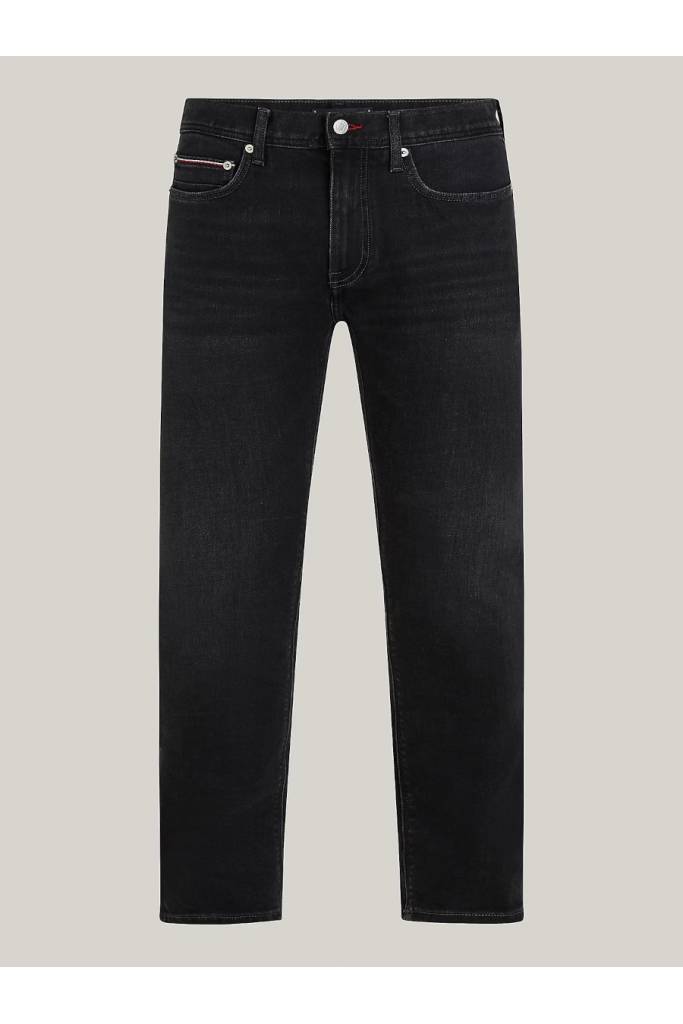 Męskie jeansy slim bleecker pstr crow tommy hilfiger MW0MW37371