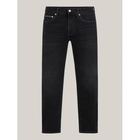 Męskie jeansy slim bleecker pstr crow tommy hilfiger MW0MW37371