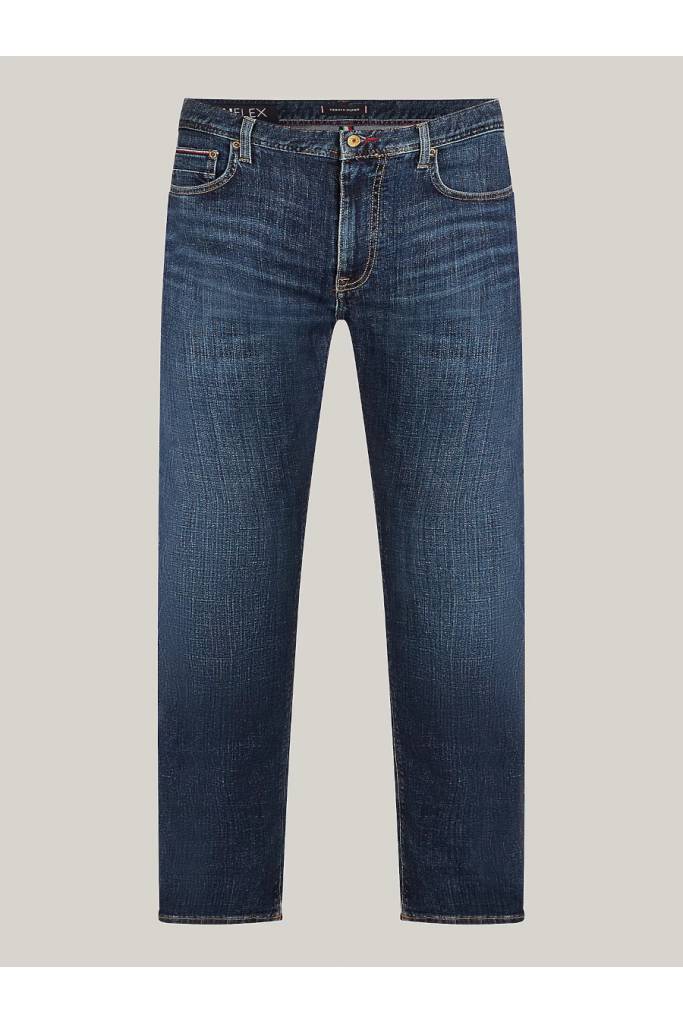 Męskie jeansy slim bleecker pstr tino tommy hilfiger MW0MW36677