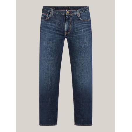 Męskie jeansy slim bleecker pstr tino tommy hilfiger MW0MW36677