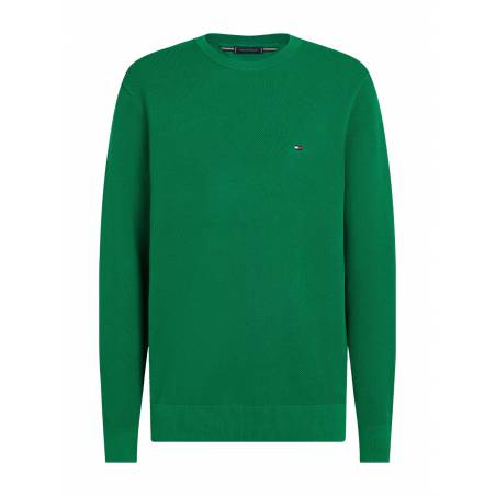 Detal 2 męski sweter essential structure tommy hilfiger MW0MW36347
