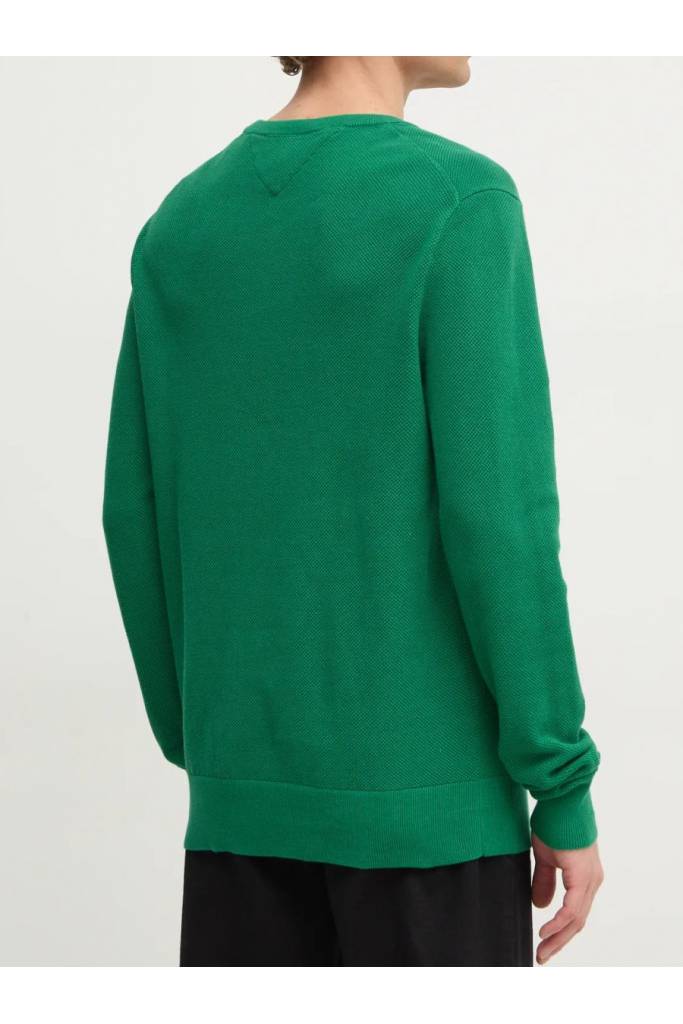 Detal 5 męski sweter essential structure tommy hilfiger MW0MW36347 Detal 5 męski sweter essential structure tommy hilfiger MW0MW36347