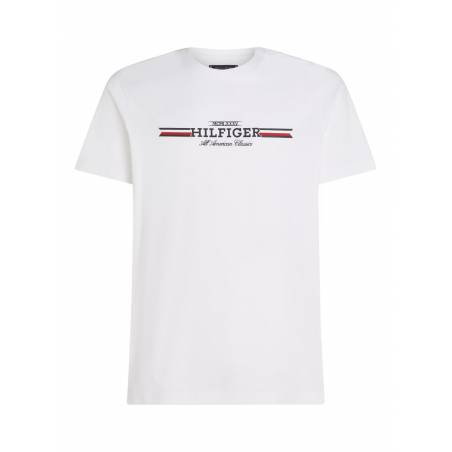 Męski t-shirt chest stripe tommy hilfiger MW0MW36480