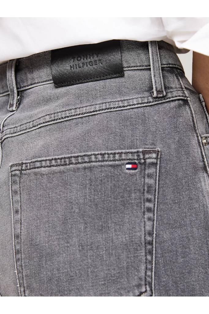 Detal stylizacja damskie jeansy relaxed straight hw ger tommy hilfiger WW0WW42795