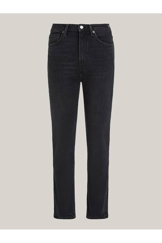 Damskie jeansy slim cigarette hw tommy hilfiger WW0WW42797