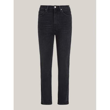 Damskie jeansy slim cigarette hw tommy hilfiger WW0WW42797