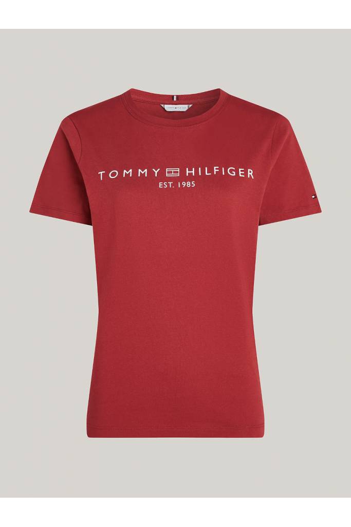 Damski t-shirt corp logo tommy hilfiger WW0WW40276