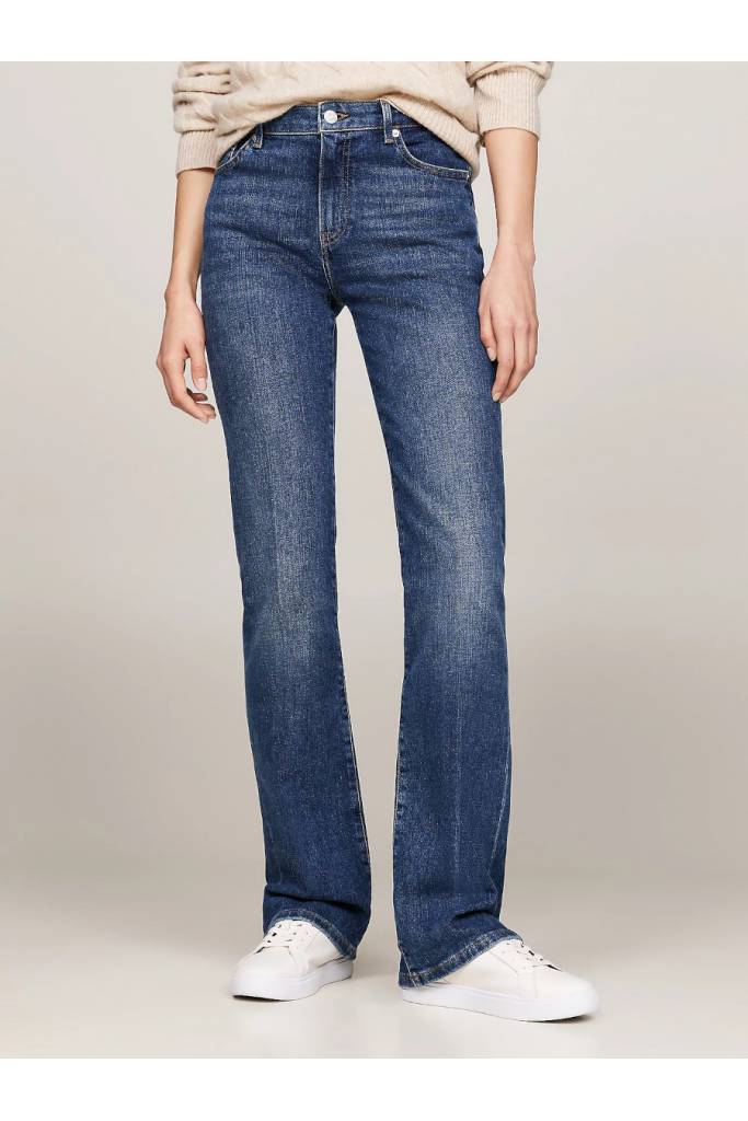 Przód damskie jeansy bootcut rw ana tommy hilfiger WW0WW43494