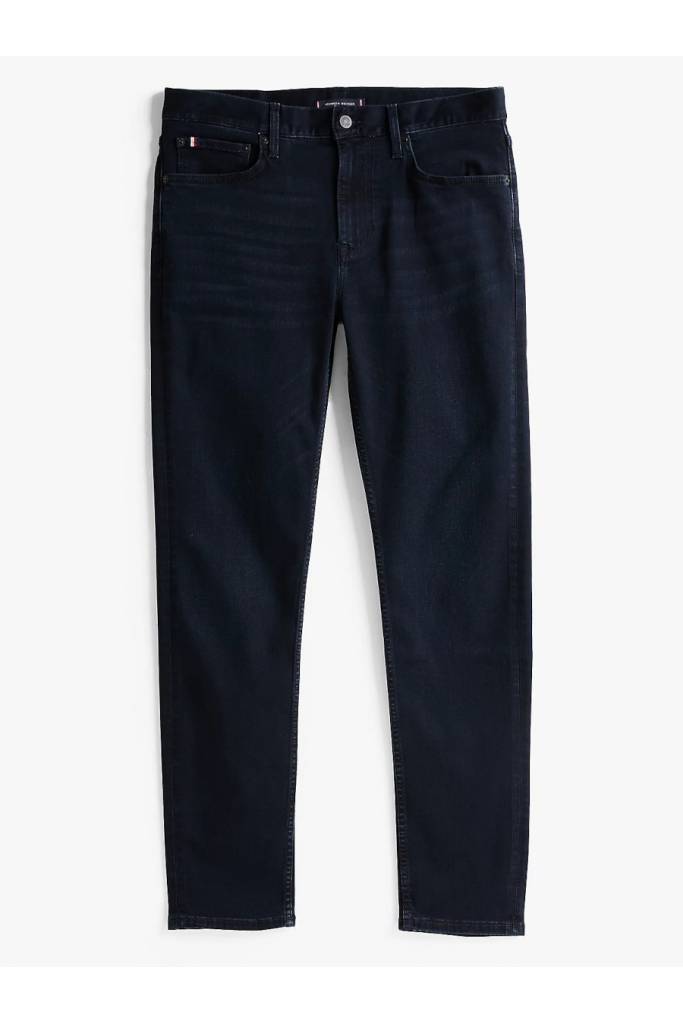 Męskie jeansy slim bleecker pstr blue-black tommy hilfiger MW0MW37813