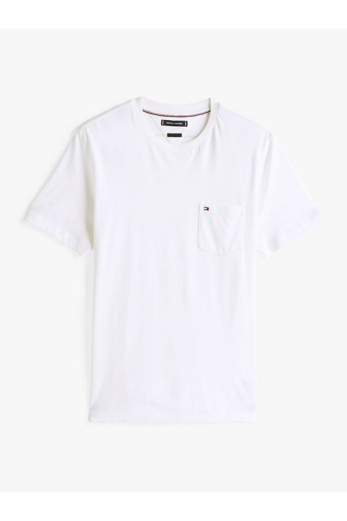 Męski t-shirt essential solid pocket tommy hilfiger MW0MW37283