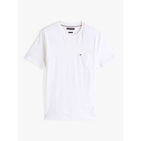 Męski t-shirt essential solid pocket tommy hilfiger MW0MW37283