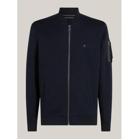 Męska bluza rozpinana essential intechno baseball jkt tommy hilfiger MW0MW37357