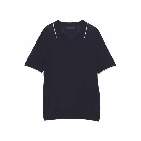 Męskie polo johnny dc cotton lyocell tommy hilfiger MW0MW37420