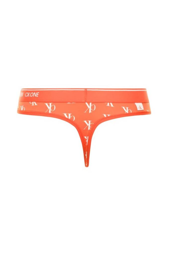 Detal stylizacja calvin klein underwear stringi thong 000QF5743E