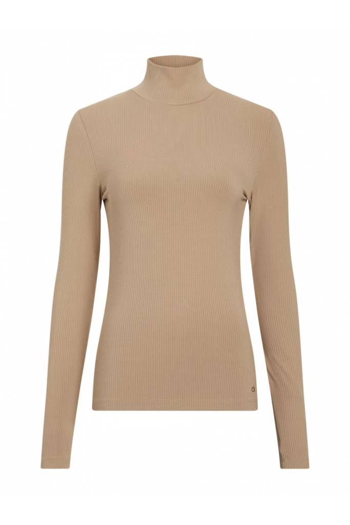 Damski golf modal rib mock-neck top calvin klein K20K207747