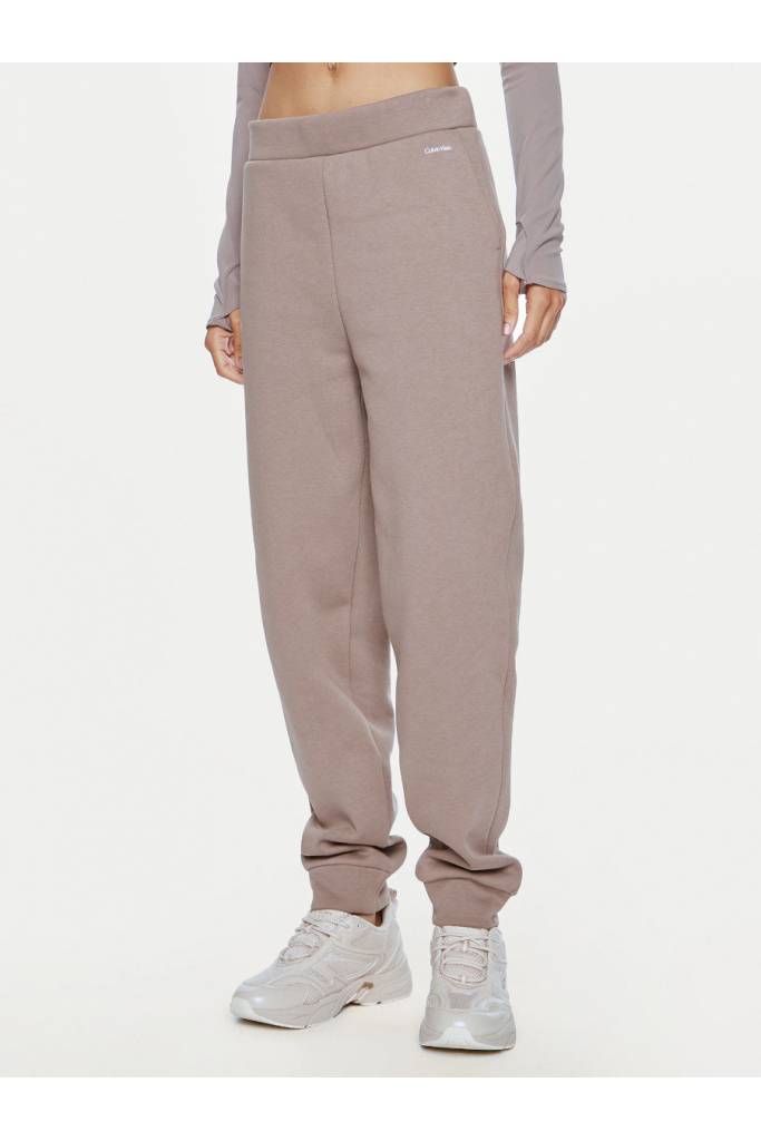 Przód damskie spodnie dresowe nano logo jogger calvin klein K20K208330