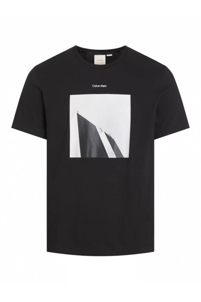 Męski t-shirt city photo print calvin klein K10K113597