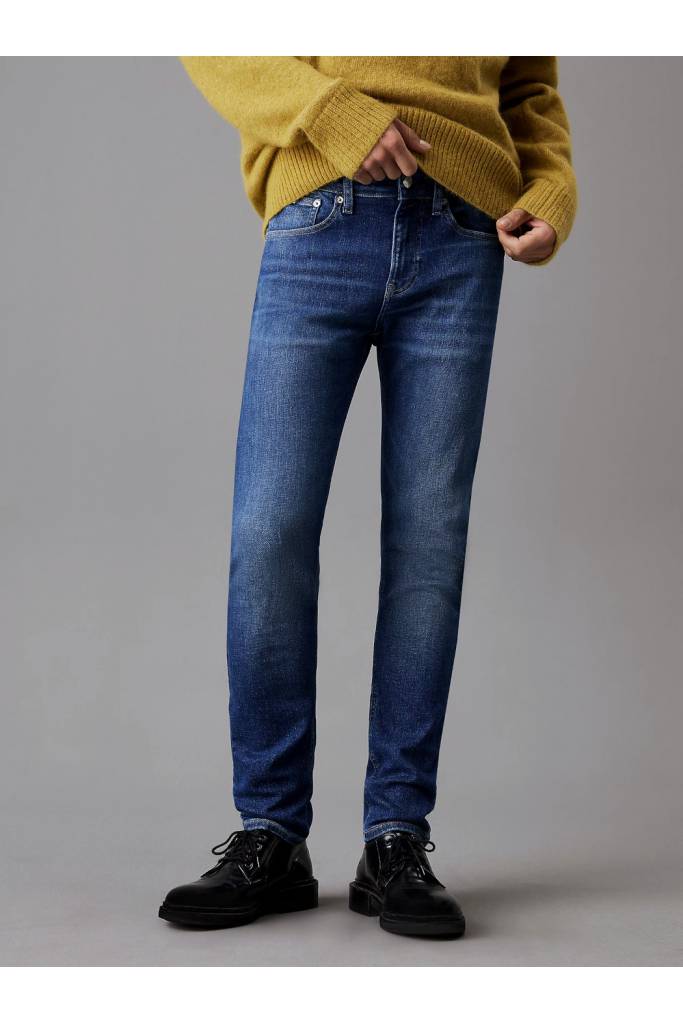 Przód męskie jeansy skinny calvin klein jeans J30J326525