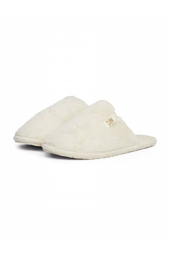 Przód damskie kapcie th comfort home slipper tommy hilfiger FW0FW08138