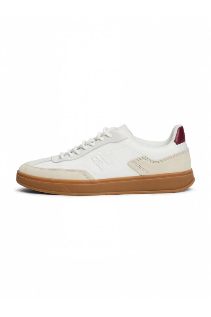 Damskie skórzane sneakersy th heritage court sneaker lthr tommy hilfiger FW0FW08186