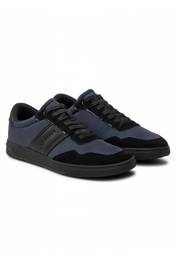 Przód męskie sneakersy essential low top lace up mix calvin klein HM0HM01548