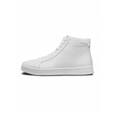 Męskie trampki skórzane wysokie high top lace up calvin klein HM0HM01547