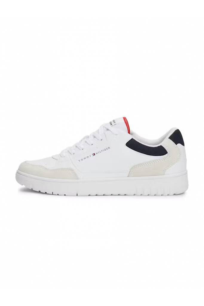 Męskie sneakersy skórzane basket core lth mix ess tommy hilfiger FM0FM05058