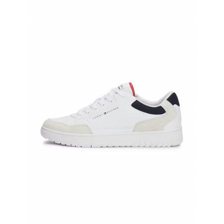 Męskie sneakersy skórzane basket core lth mix ess tommy hilfiger FM0FM05058