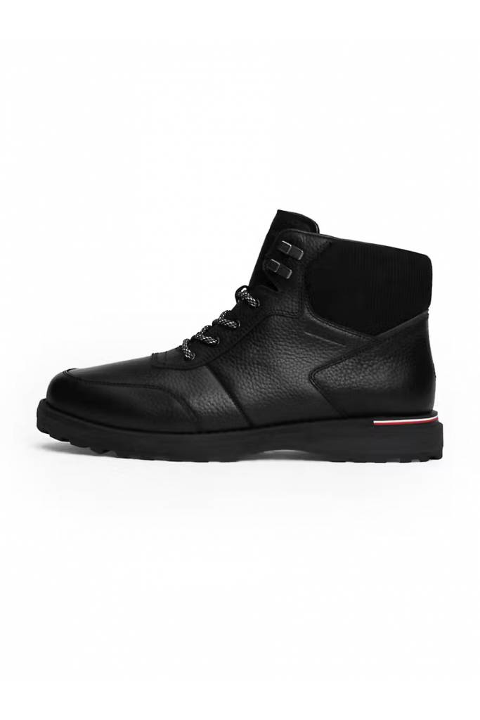 Męskie skórzane wysokie sneakersy corporate warm outdoor lth boot tommy hilfiger FM0FM05148