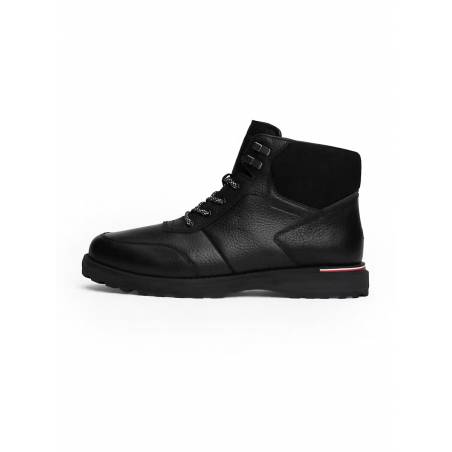 Męskie skórzane wysokie sneakersy corporate warm outdoor lth boot tommy hilfiger FM0FM05148