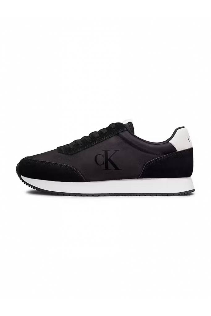 Męskie sneakersy z dodatkiem skóry phuket retro runner iconic snk calvin klein jeans YM0YM01119