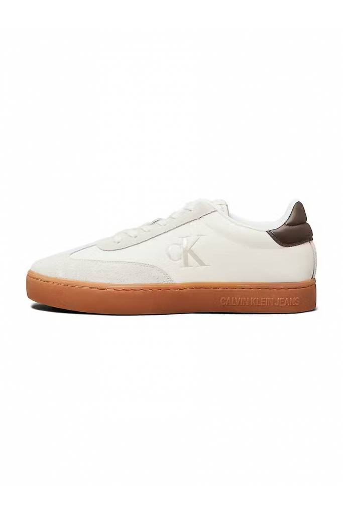 Męskie sneakersy skórzane classic cupsole low lth calvin klein jeans YM0YM01272