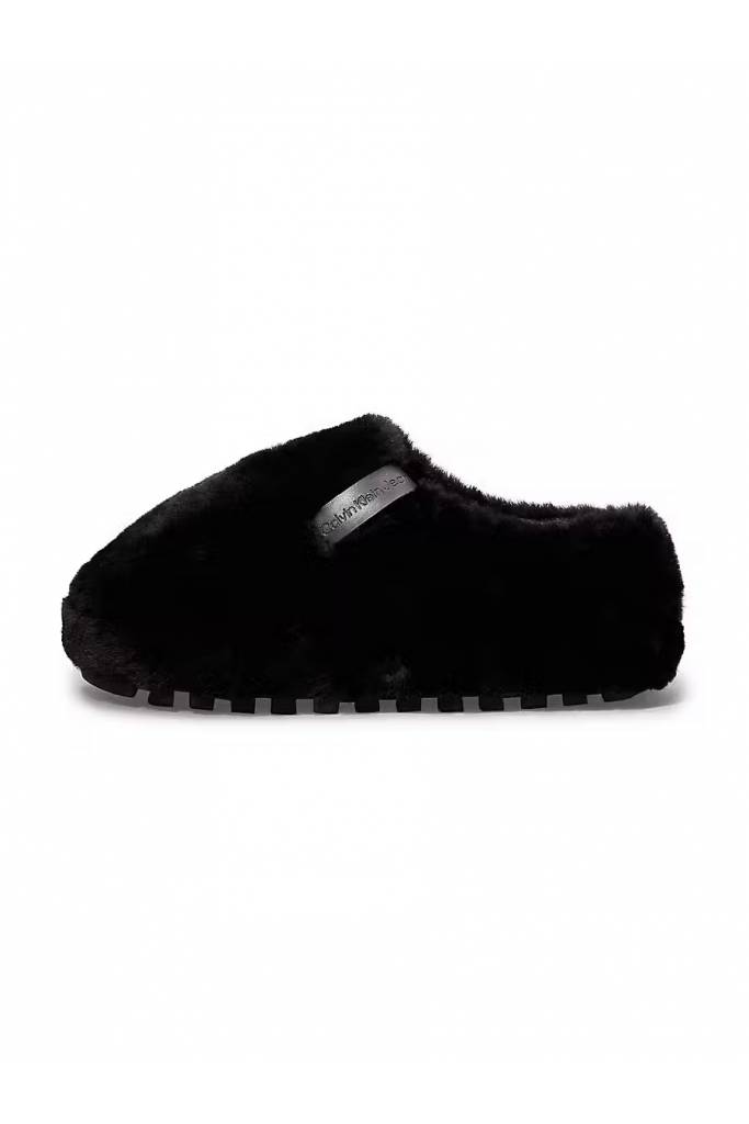 Damskie kapcie zurich home anke slipper fur calvin klein jeans YW0YW01596