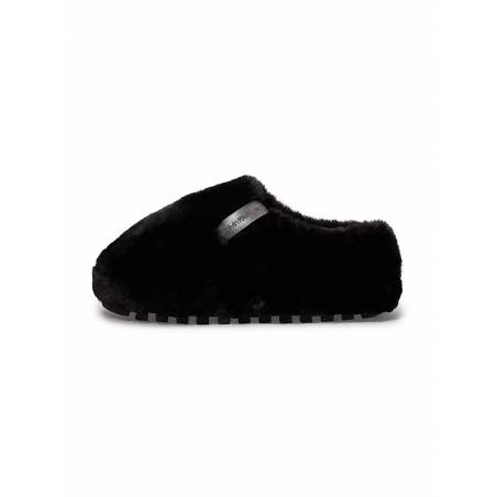 Damskie kapcie zurich home anke slipper fur calvin klein jeans YW0YW01596