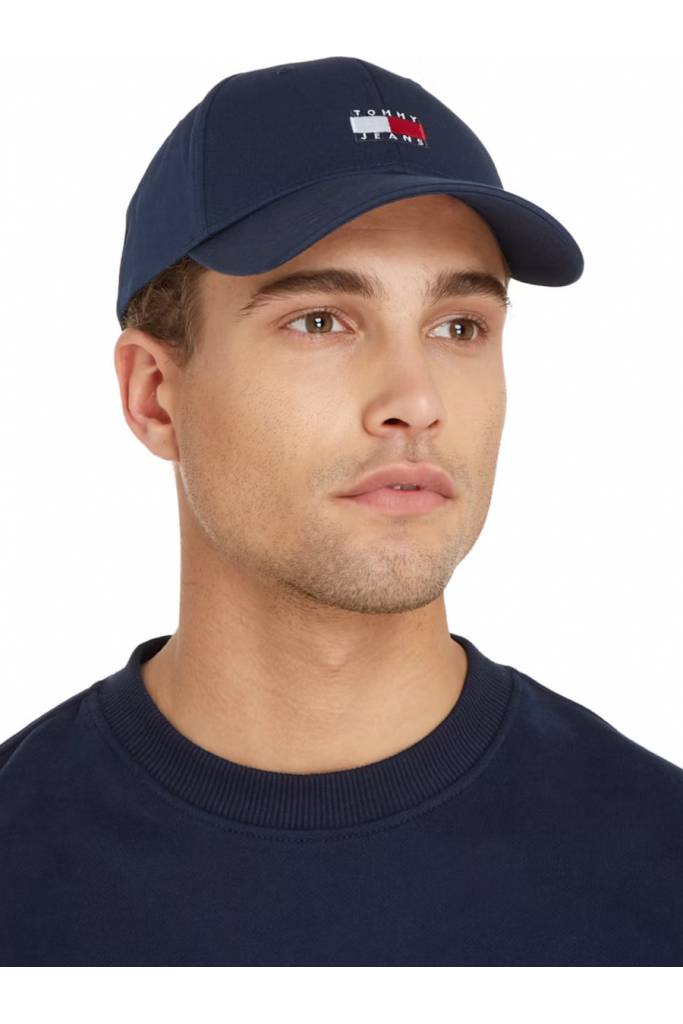 Przód męska czapka z daszkiem tjm heritage structured cap tommy jeans AM0AM12016