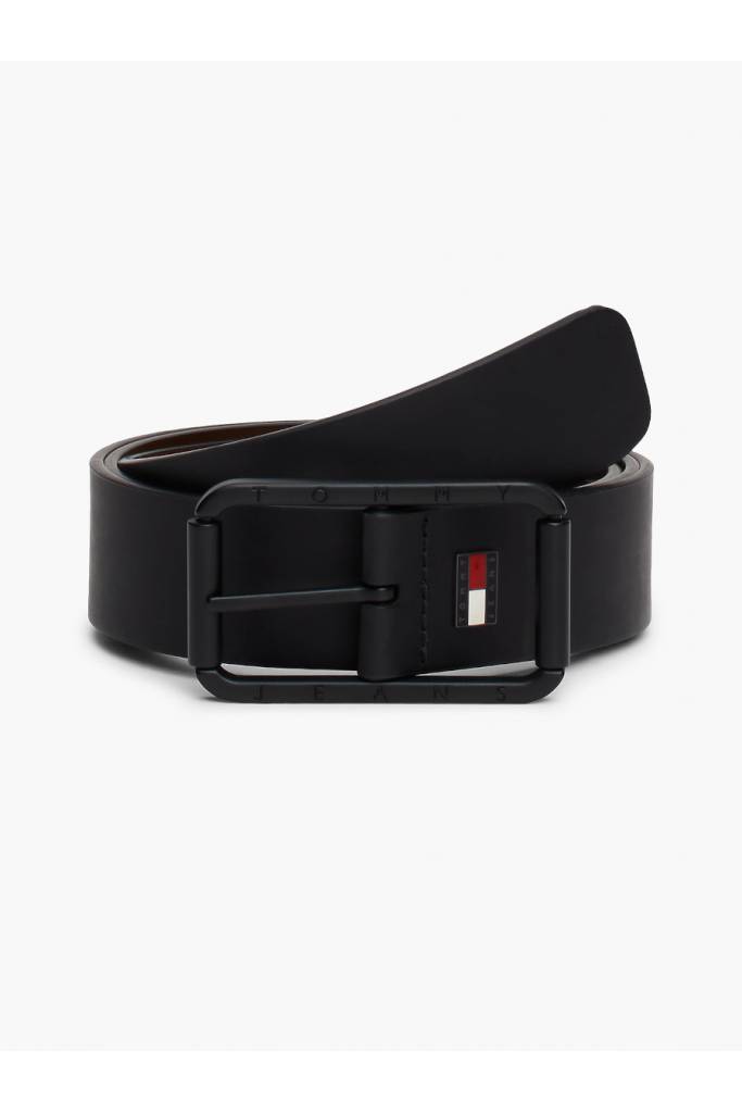 Męski pasek dwustronny skórzany tjm rev. travel buckle belt tommy jeans 35mm AM0AM12970