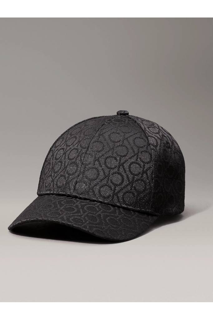 Damska czapka z daszkiem monogram jacquard cap calvin klein K60K612032