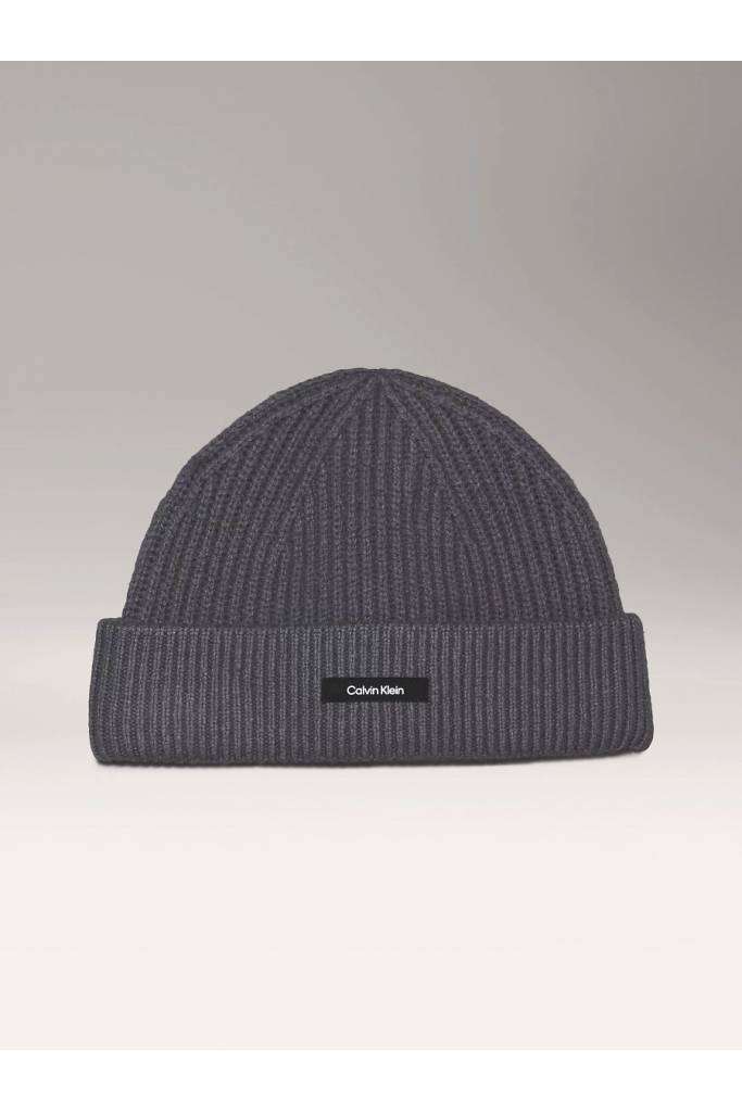 Męska wełniana czapka zimowa wool docker beanie calvin klein K50K512360