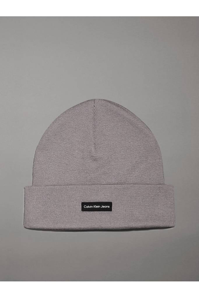 Męska czapka zimowa inst patch beanie calvin klein jeans K50K512142