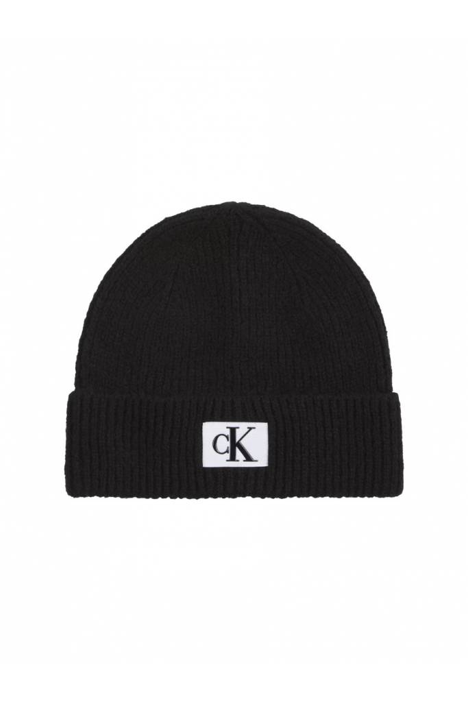 Męska czapka zimowa seasonal patch beanie calvin klein jeans K50K512451