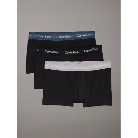 Męskie bokserki cotton stretch low rise trunk calvin klein 3-pack 0000U2664G