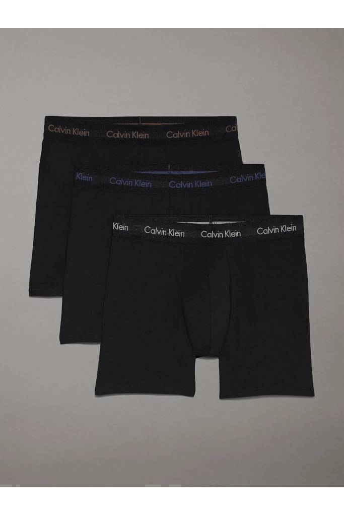 Męskie bokserki cotton stretch boxer brief calvin klein 3-pack 000NB1770A