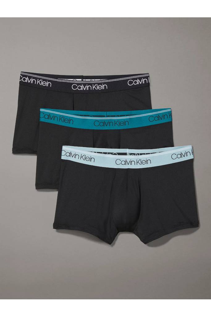 Męskie bokserki micro stretch low rise trunk calvin klein 3-pack 000NB2569A